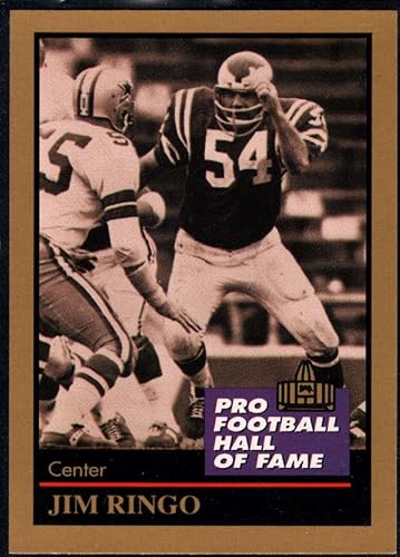 Football NFL 1991 ENOR Pro Football HOF #120 Jim Ringo NM-MT Eagles