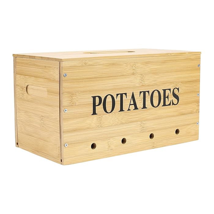 Buy Xbopetda Potato Storage, Bamboo Storage Bin for Potato, Kitchen