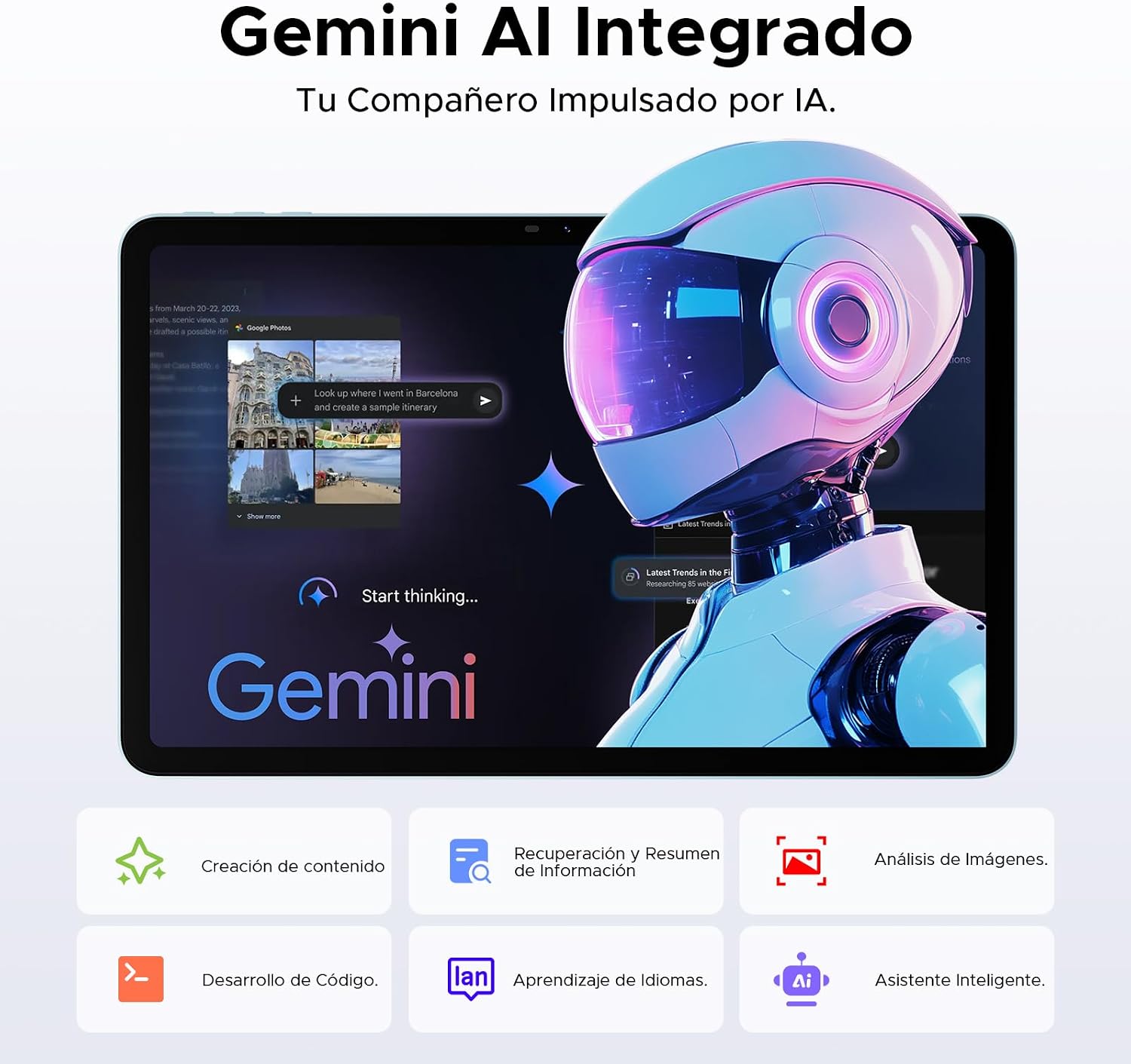 P12 Tablet 12 Pulgadas 2.4K 120Hz Display, Tablets Android 16 con Gemini AI, 10000mAh, 48GB+128GB/2TB, Unisoc T7280 Octa-Core, 13MP+8MP, Face ID, Widevine L1, Auriculares 3.5 mm, teclado, lapiz, Negro 8