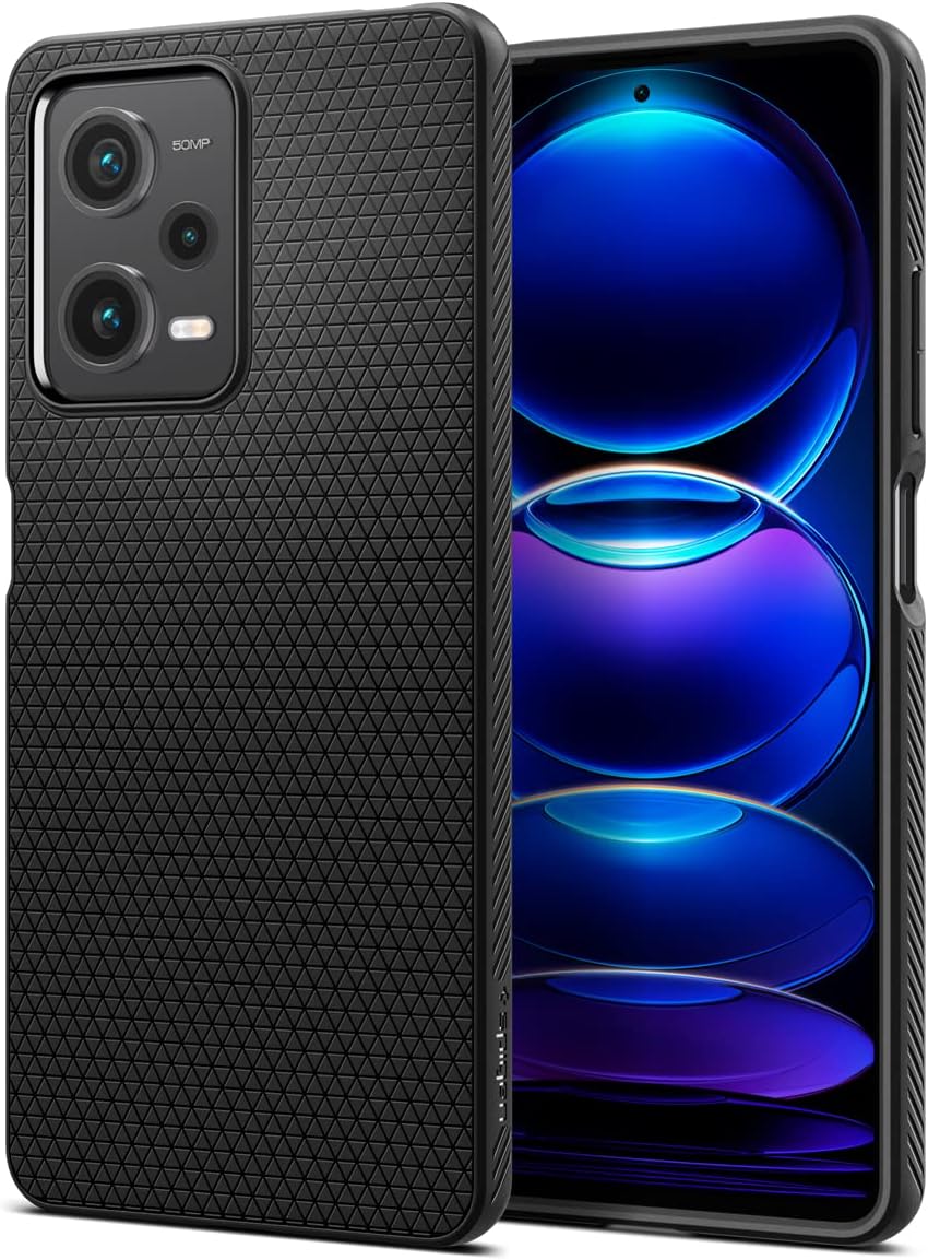 Spigen Liquid Air Designed for Redmi Note 12 Pro/Poco X5 Pro 5G Case (2023) - Matte Black