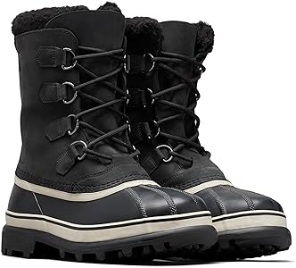 Amazon.com | Sorel Men's Caribou Wool NM4181 Boot,Black,9.5 M