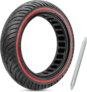 Xiasir 1PCS 8.5 Zoll Vollgummireifen Reifen 8.5 x 2" Gummi Ersatzreifen Kompatibel mit Xiaomi M365, Pro, Pro 2, Xiaomi 3, Xiaomi 1s, Xiaomi 4 Lite Elektroroller Vorder- und Hinterrädern