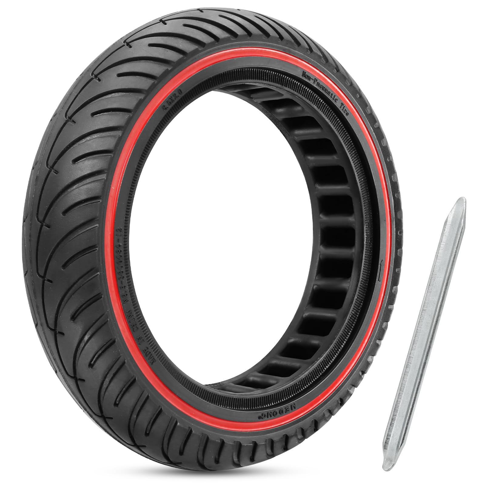 Xiasir - Neumático sólido de 8,5 pulgadas (8,5 x 2 pulgadas), compatible con Xiaomi M365, Pro, Pro2, Mi3, 1s, Xiaomi 4 Lite Scooter eléctrico, ruedas delanteras y traseras