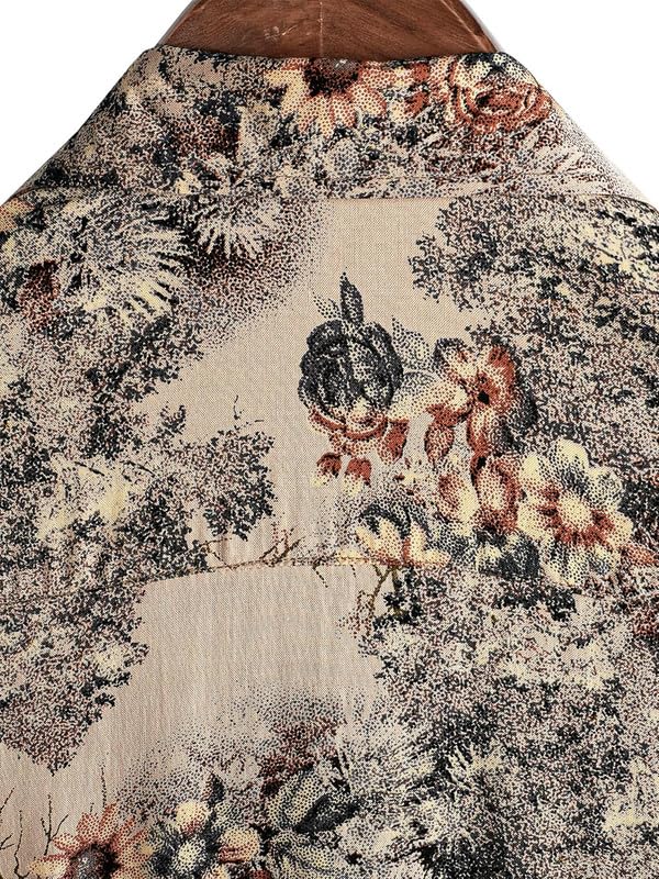 Image of Men's Multi-Coloured Floral Printed Shirt for man | Half Sleeve Cotton Shirt for Men | Summer Shirts for Men