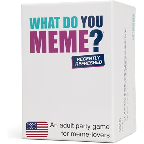 WHAT DO YOU MEME? Core Game (Original Version) – The Hilarious Adult Party Game for Meme Lovers