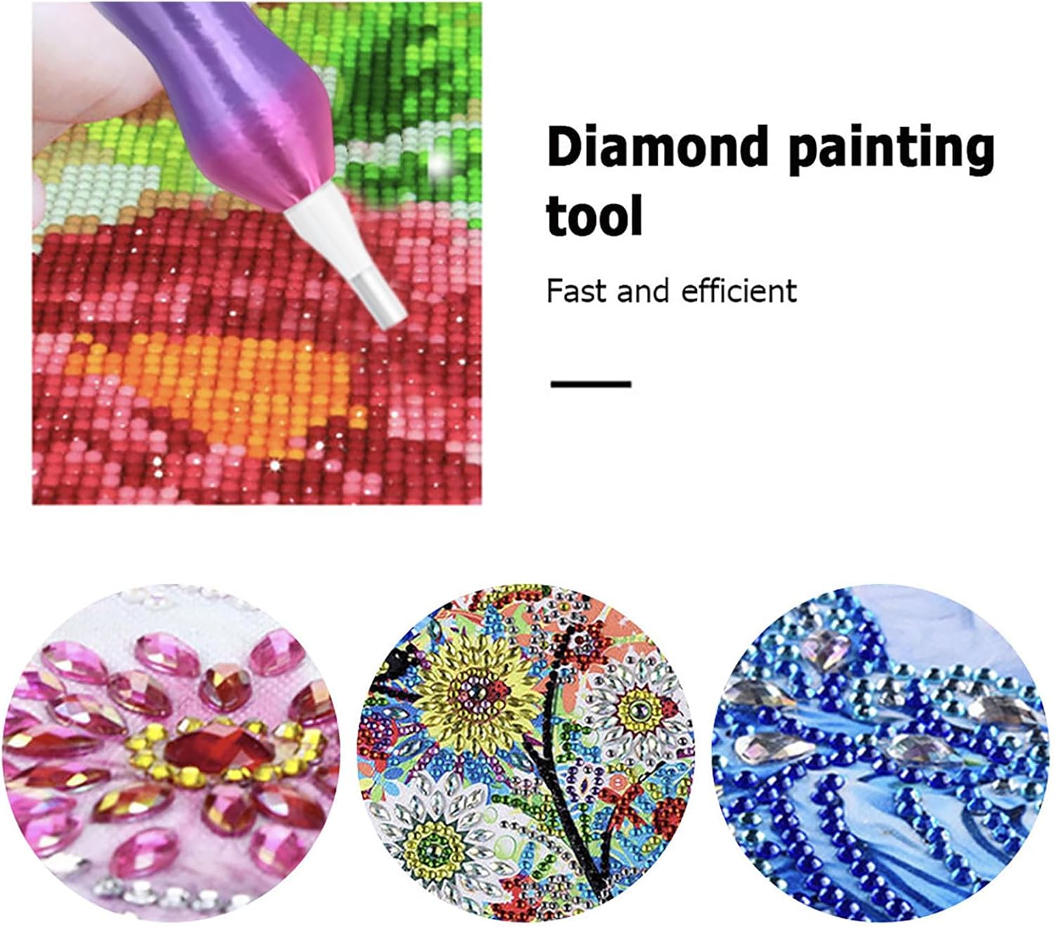 3D Print Color Cross Stitch Diamond Rhinestone Beads Picker with 5 image 5
