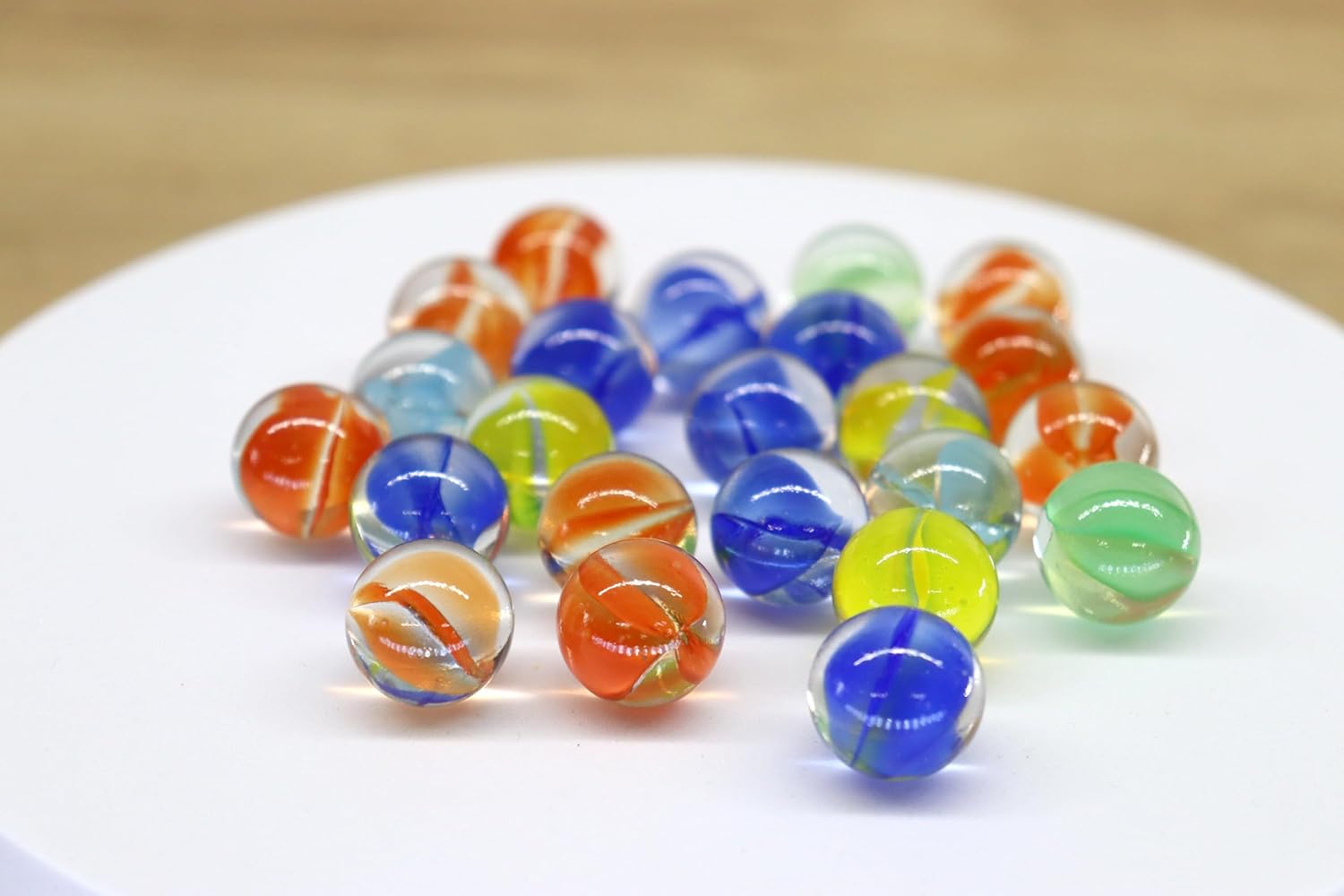 Made in Japan, Traditional Toy, Marbles (Diameter 0.6 inches (1.6 cm)), Set of 3