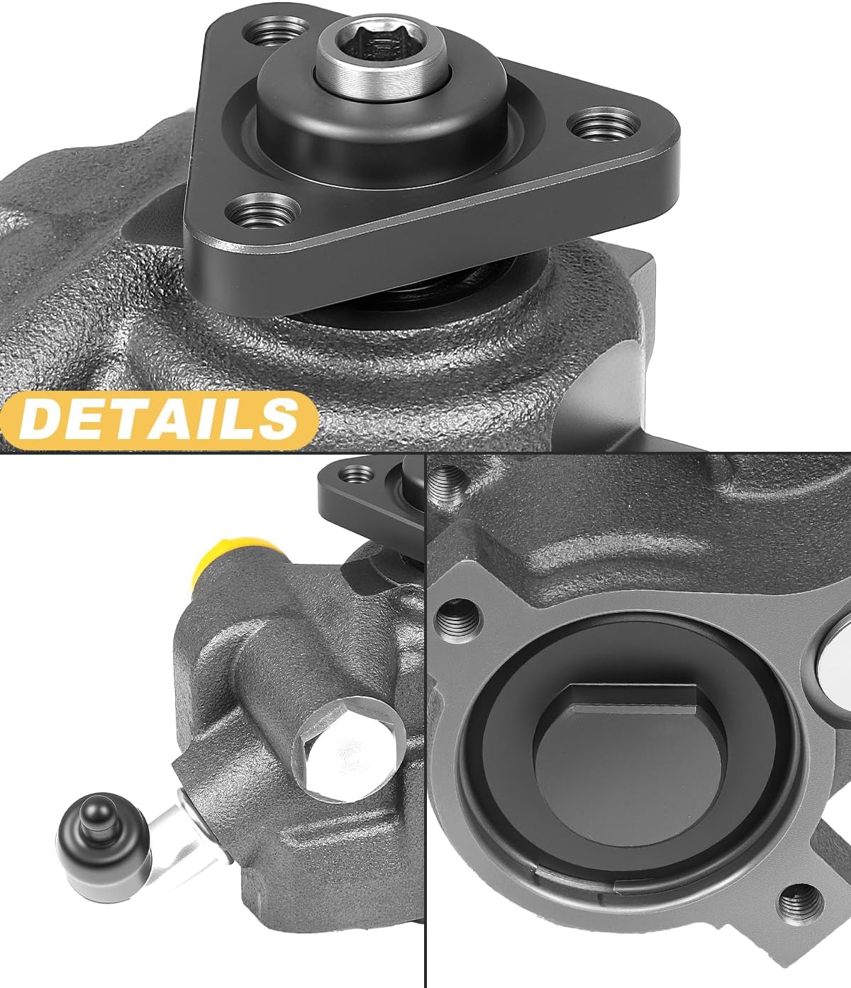AATEE Power Steering Pump for:-Ford Explorer 1997-2005, Ranger 2001-2011, Explorer Sport 2001-2003 for:-Mercury Mountaineer 1998-2005 4.0L V6 Replace# 20-279 20279 7120112 1L2Z3A674EBRM 4L2Z3A674BA