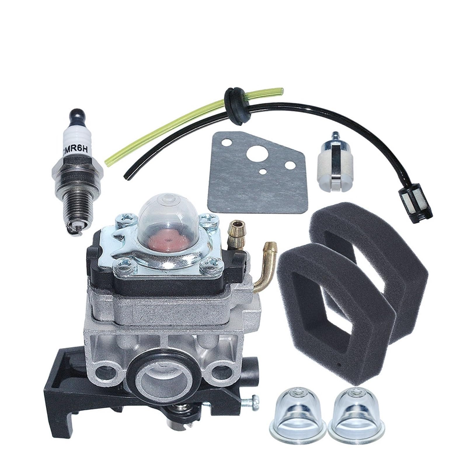 Kit de Filtro de Aire for carburador Compatible con desbrozadoras GX35 HHT35 HHT35S (reemplaza 16100-Z0Z-034)