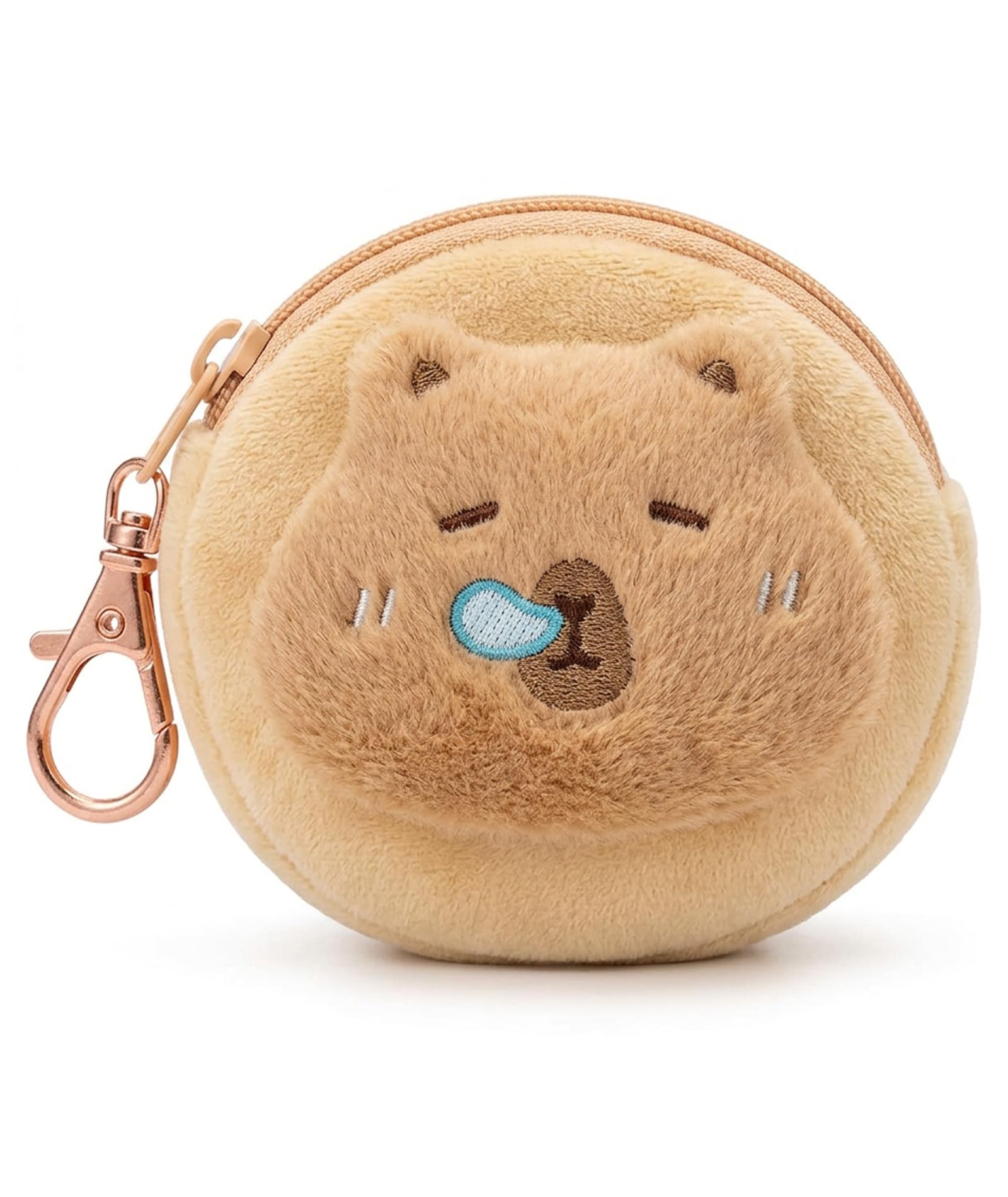 1PCS Coin Purse for Women, Capybara Bag with Bubble Blowing Design, Ideal for Students and Young Professionals, Compact Capybara Pouch for School and Office Use, Capybara Stationery Accessory-image-0