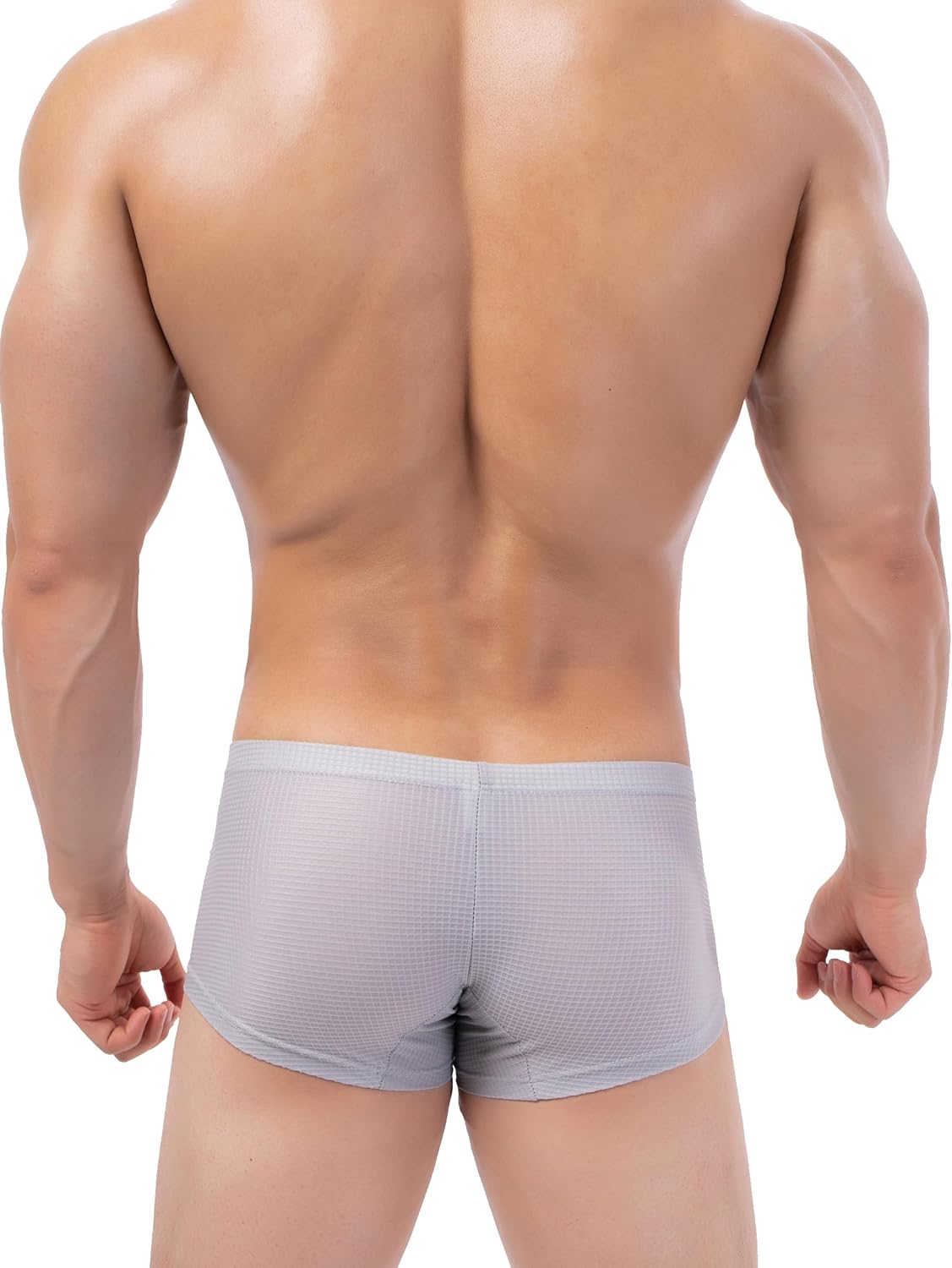 iKingsky Men's Bright Color Boxer Briefs Breathable Bulge Shorts Underwear Sexy Low Rise Trunk Under Panties for Men - Image 5