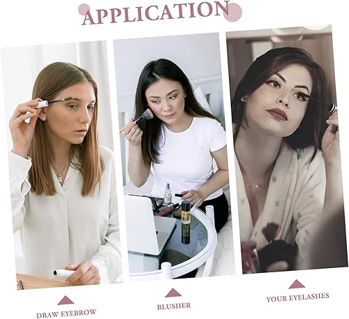 Miniatura 4 de Beaupretty 2 piezas de espejo de tocador, bonito espejo estético para decoración de habitación, espejo para escritorio, espejo de hogar, espejo de