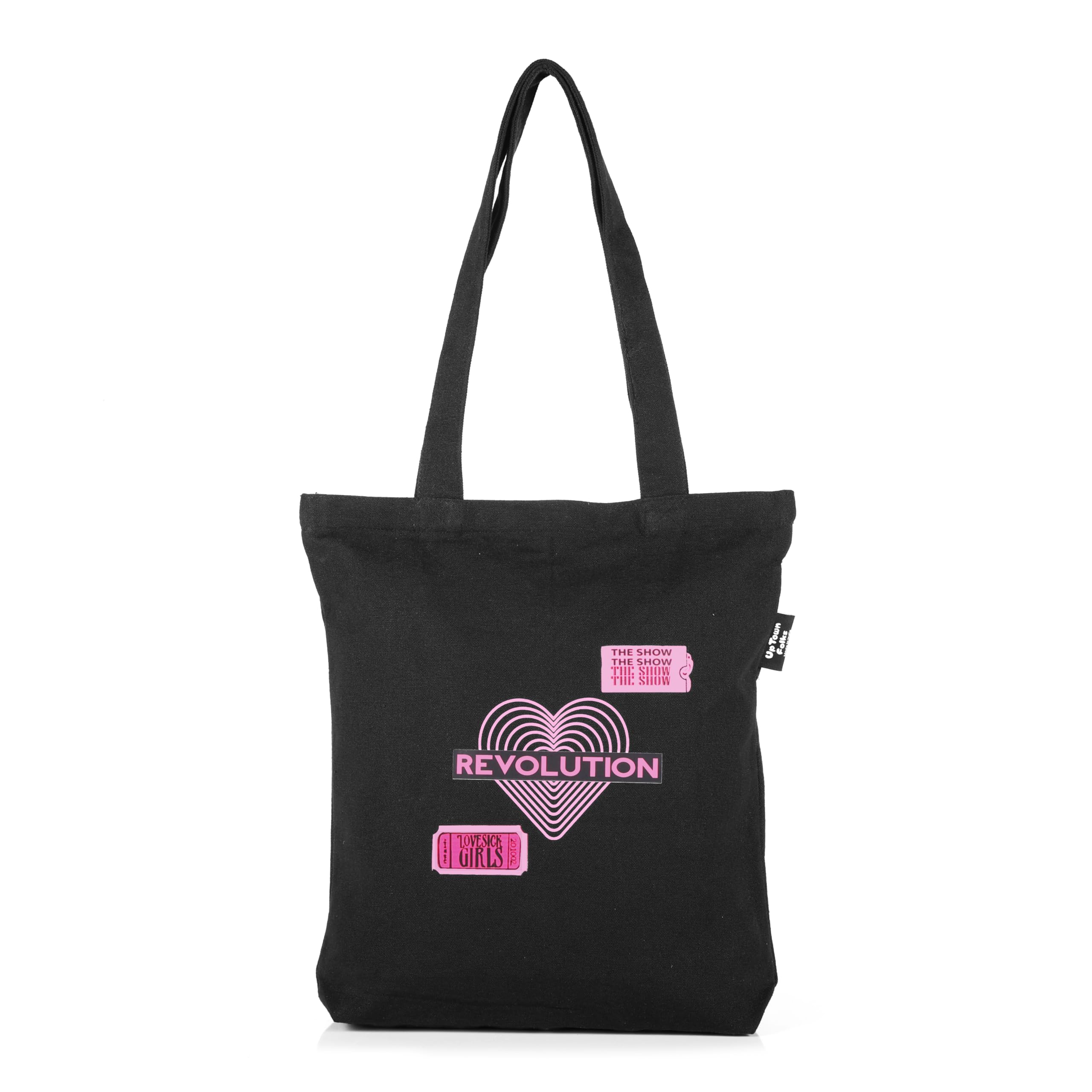 UpTown Folks BLACKPINK Canvas Tote Bag, tote bags for girls with zipper and pocket, tote bag for women, 16 * 14in (B0CR1TDX69) Amazon Price History, Amazon Price Tracker