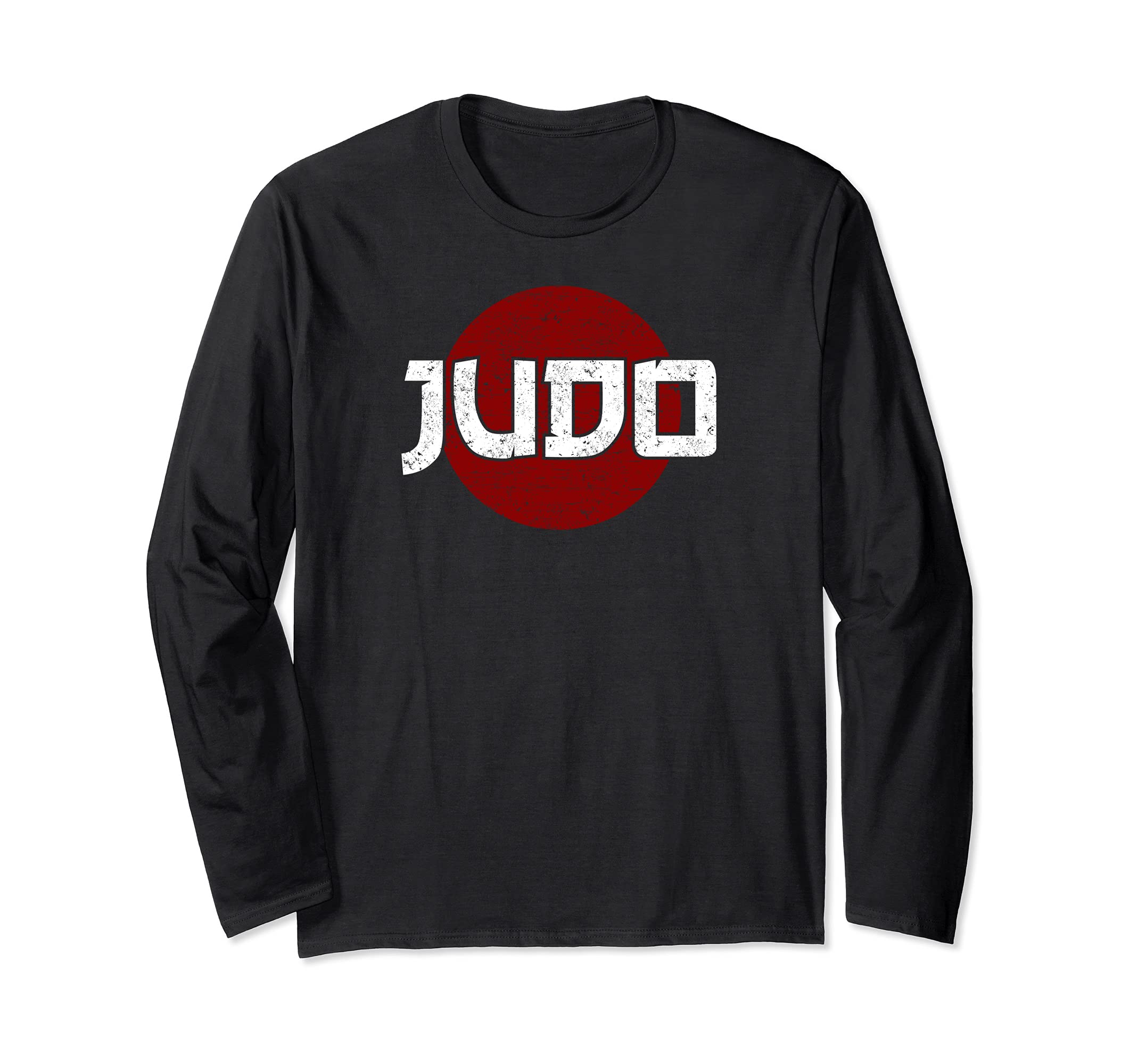 Judo Sun Mark Long Sleeve T-Shirt, Black