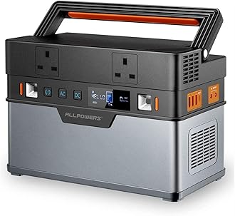 Portable Power Station 700W 606Wh MPPT Solar Generator with 2x 230V AC Outlet, 100W USB-C, 0-80% Within 1.5 Hour Fast Charging Backup Battery for Home Emergency Outdoor Trip RV Camping