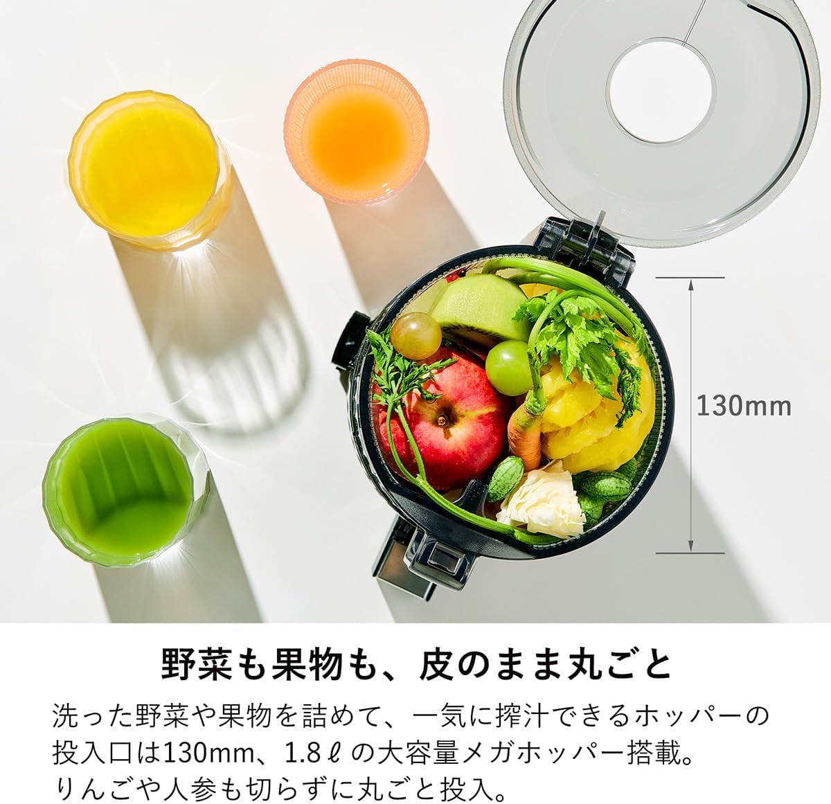 2025年ニューモデル】ヒューロム コールドプレスジューサー