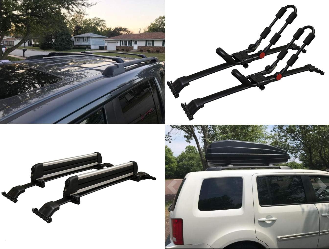 BRIGHTLINES Roof Rack Cross Bar Replacement for Honda Pilot 2009-2015