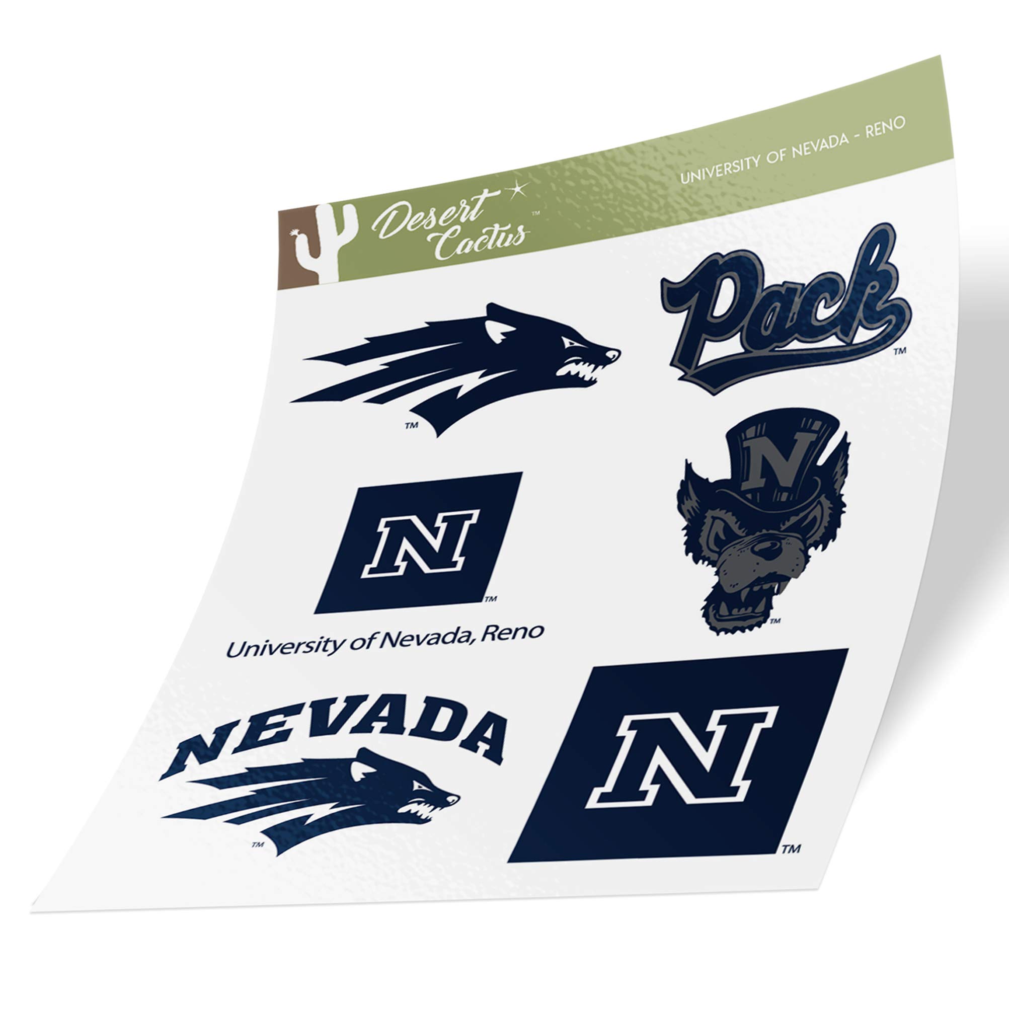 Buy University of Nevada Reno UNR Wolf Pack NCAA Sticker Vinyl Decal