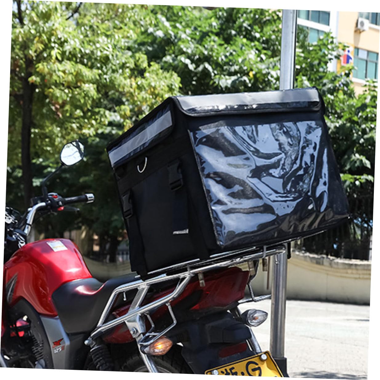 Contenitore Isotermico per Mantenere Cibo e Bevande Calde o Fredde Grande capacità Nero da 32l Oxford Rivestimento in Alluminio per Alimenti per Picnic ed Eventi Outdoor