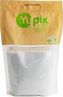 Yupik Organic Granulated Erythritol, 1 kg, Natural Sweetener Sugar Substitute, Diabetic-Friendly Sweetener, Sugar-Free Sweetener