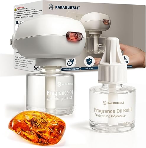 Miniatura 11 de Kit de iniciación de difusor de aceite esencial enchufable al aire libre, paquete de 2 – frescura de 30 días, seguro para mascotas y niños, ideal