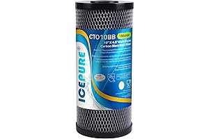 ICepure 10"x4.5" Whole House Water Filter for Well Water Filtration