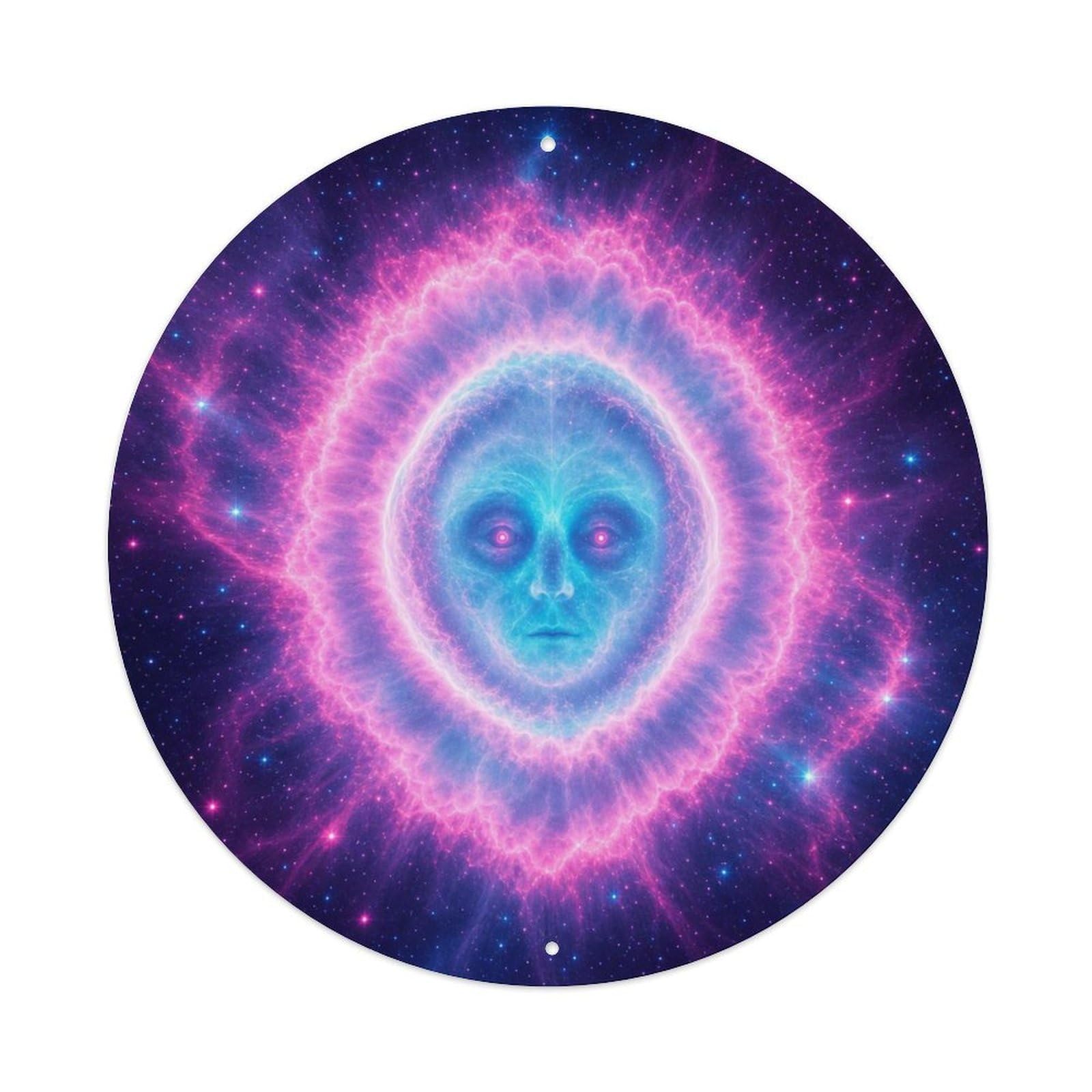 Deep Space Cosmos NGC 2392 Planetary Nebula Galaxy Metal Tin Sign