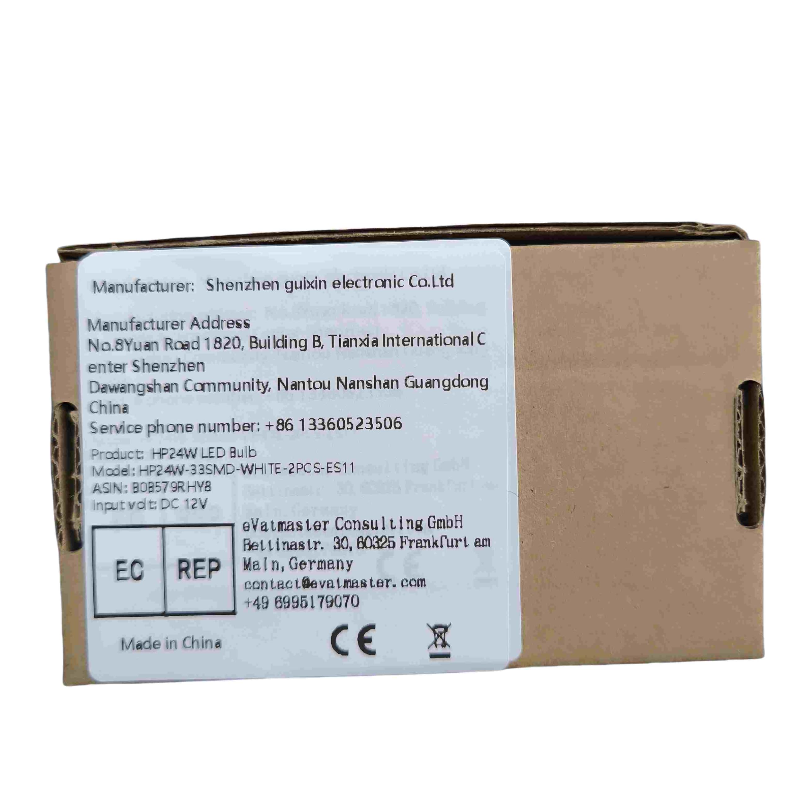 Lampadina LED HP 24W HP24W bianca 6000K per C5 3008 5008 DLR parcheggio luci di marcia diurna sostituzione luci alogene 2 pezzi