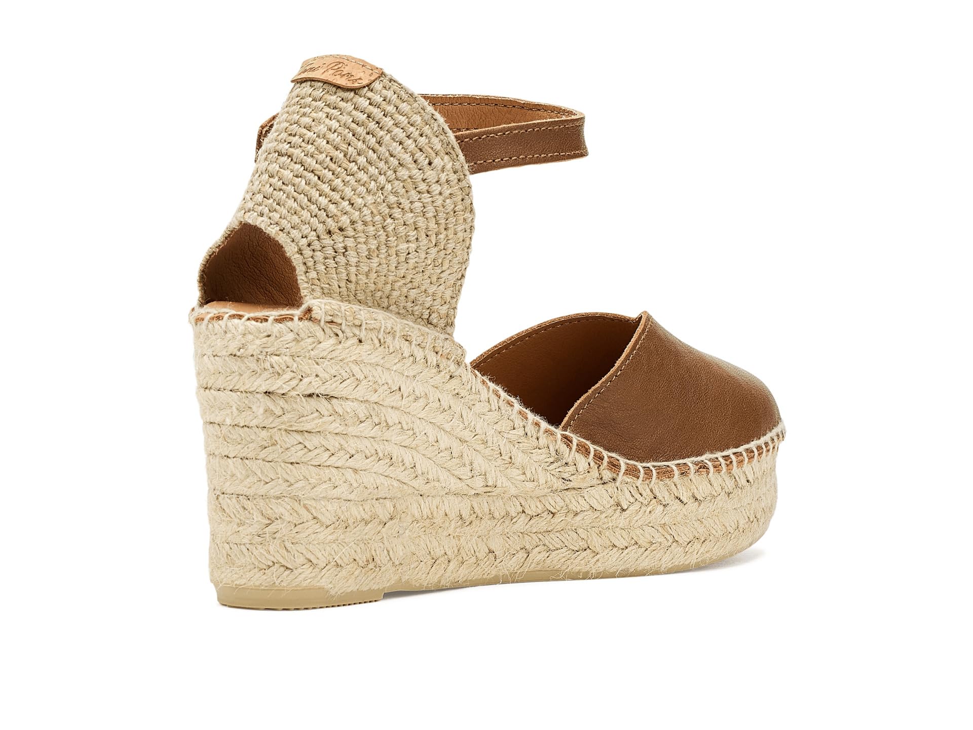 Toni PONS - Toni Pons - Alpargatas de Cuña Magda-P para Mujer en Piel Marrón - Cuero