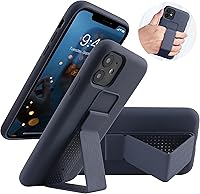 Vista 58 de Funda de silicona con soporte de LAUDTEC compatible con iPhone 7/8/SE, soporte de metal con soporte de pie vertical y horizontal, cubierta flexible