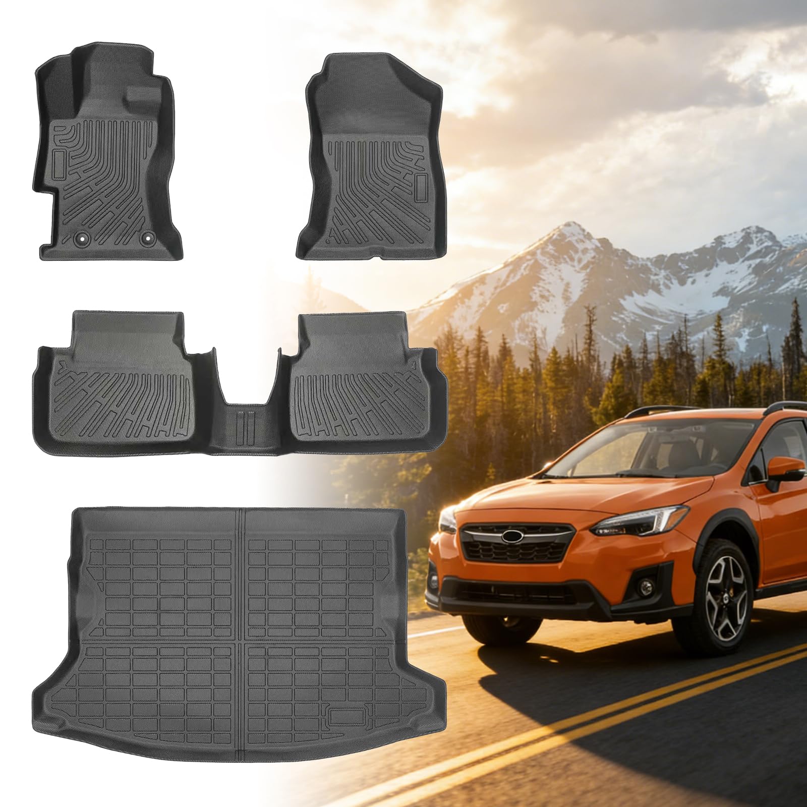 Vehiwell Floor Mats for Subaru Crosstrek
