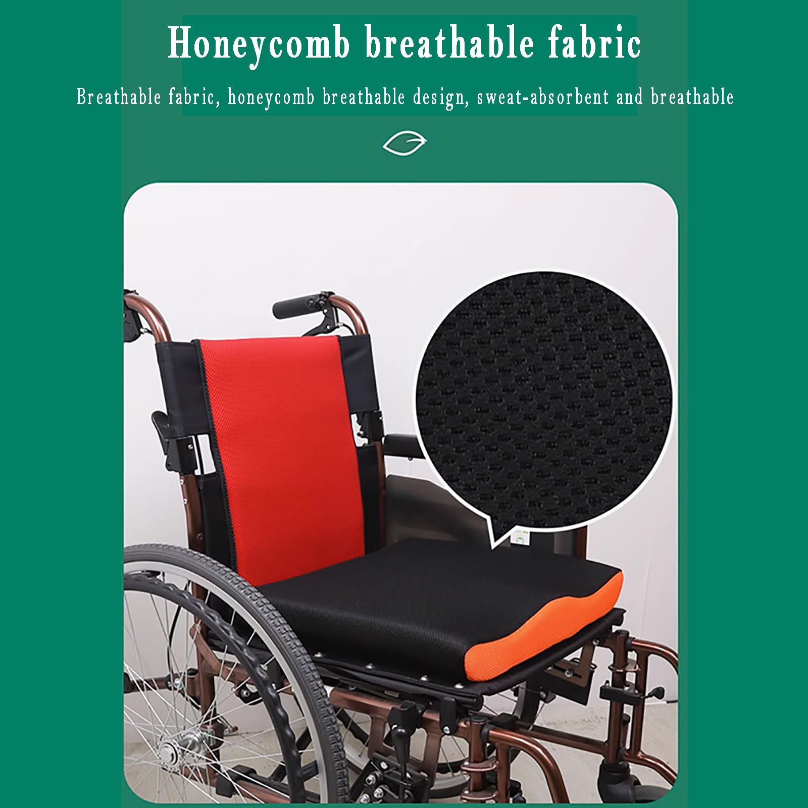 Cojín De Asiento Especial para Sillas De Ruedas, Cojín Antideslizante Y Antiescaras, Cómodo Y Transpirable, Alivio Natural De La Presión, Extraíble Y Lavable, Alivia La Presión De La Cadera.