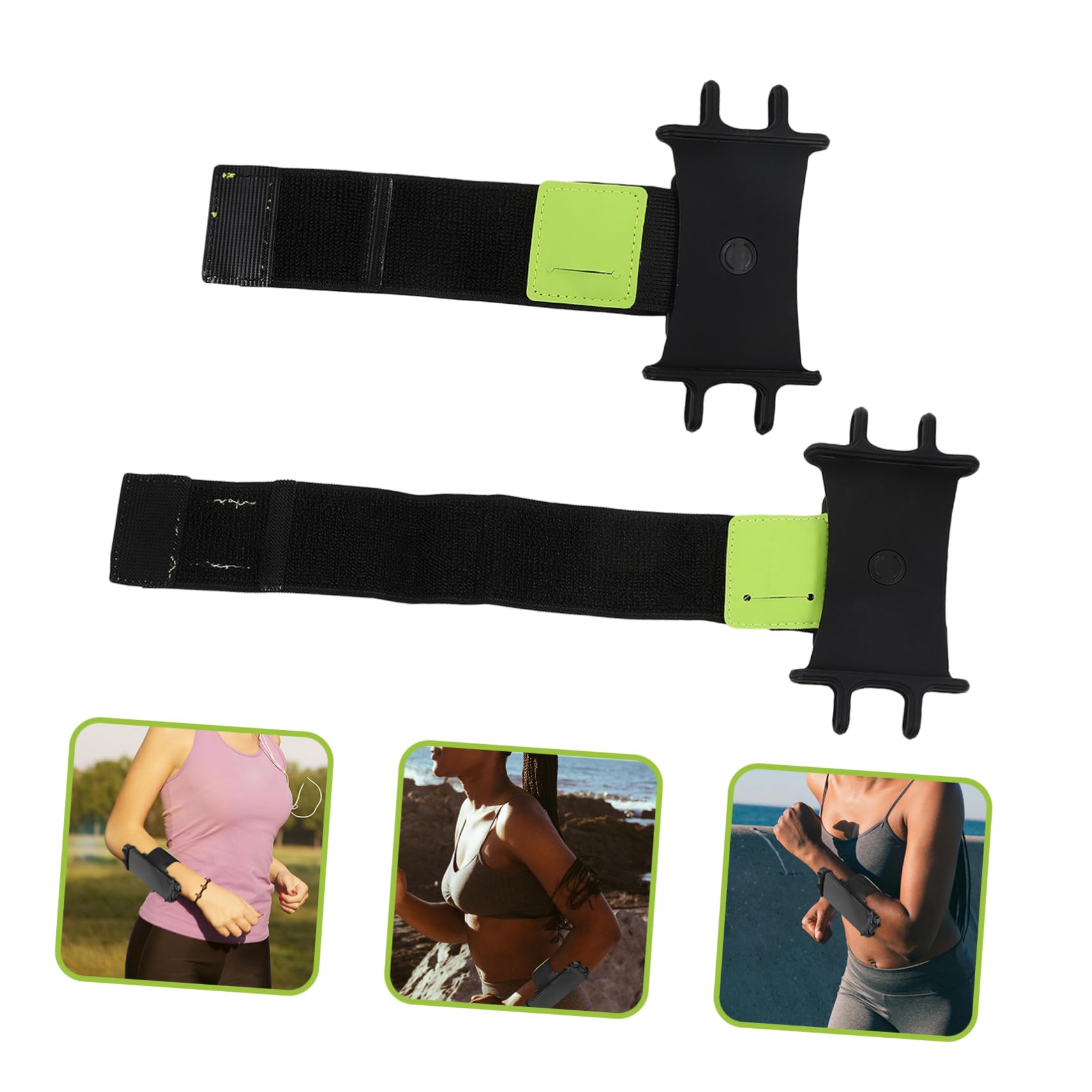 ULTECHNOVO 10piezas Soporte para Teléfono Móvil para Correr Brazalete Deportivo para Ejercicio Compatible Modelos De Smartphone para Ciclismo Caminatas y Actividades Al Aire
