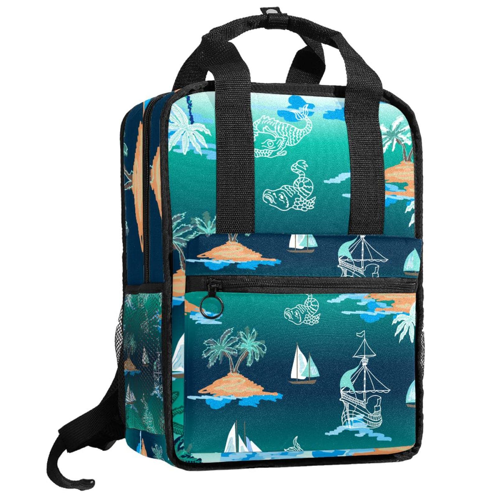 Sac à dos garçon marron clair confortable pour dos fragile - 8