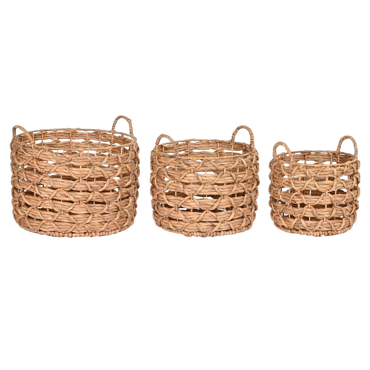 CESTA SET 3 JACINTO DE AGUA 44X44X38 37X27 30X24
