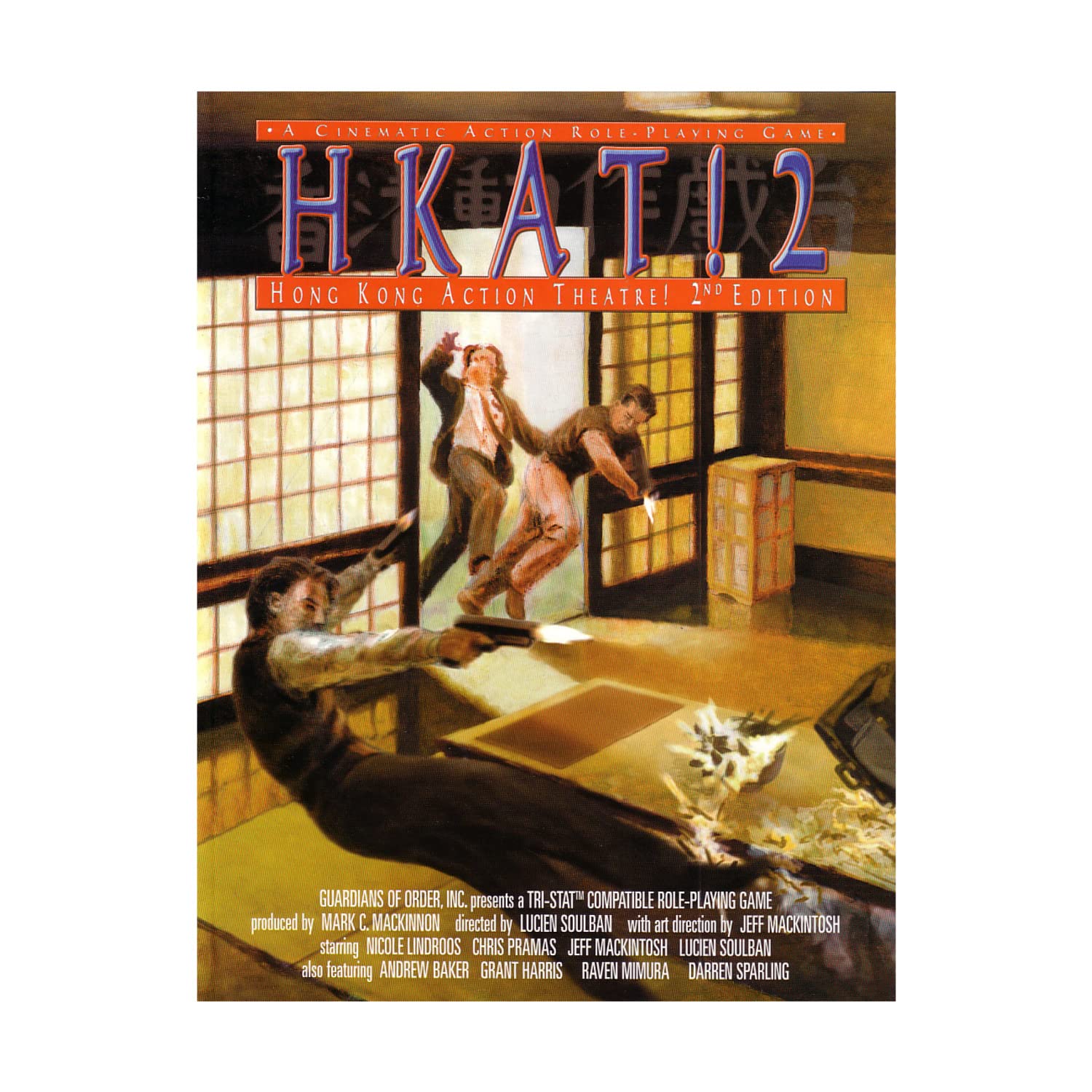 Hong Kong Action Theatre livre jeu de role arts martiaux sur table