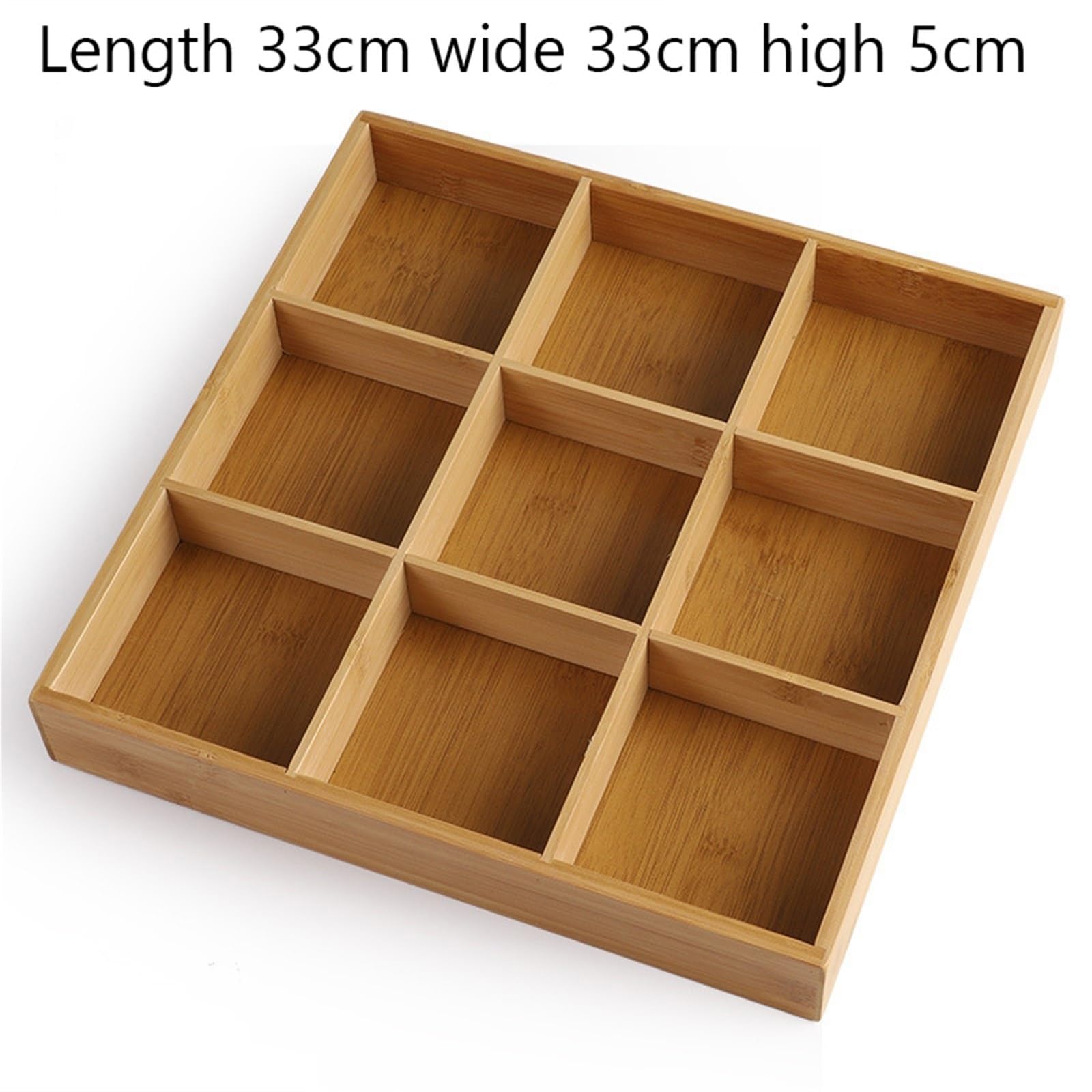 Plato llano de nueve compartimentos para Almacenar Nueces | Plato for aperitivos, plato lateral, compartimento for pan, plato, escurridor(Size2)