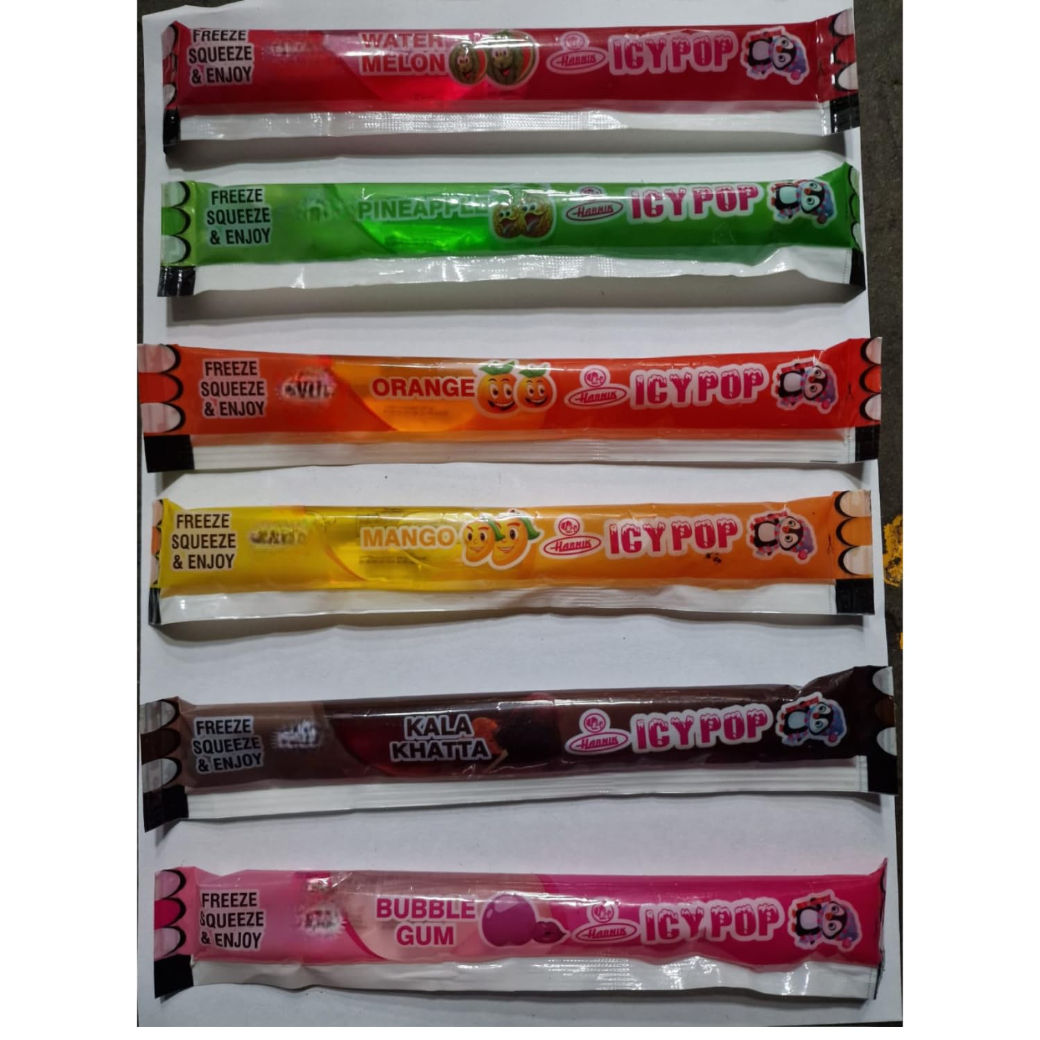 Harnik Icy Pop Assorted Flavour 35ml | Refreshing Frozen Treats | Variety of Fruity Flavors | Perfect for Parties & Hot Days (Pack of 2)