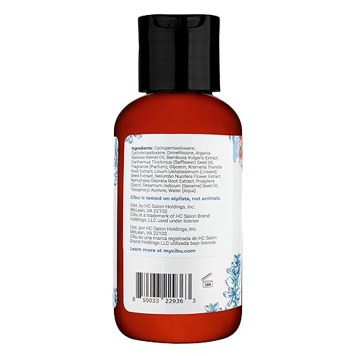 Miniatura 8 de CIBU Bruma de aceite ligera nutritiva  Suero capilar de aceite de argán para encrespamiento y puntas abiertas  Fórmula capilar antirotura  Bruma