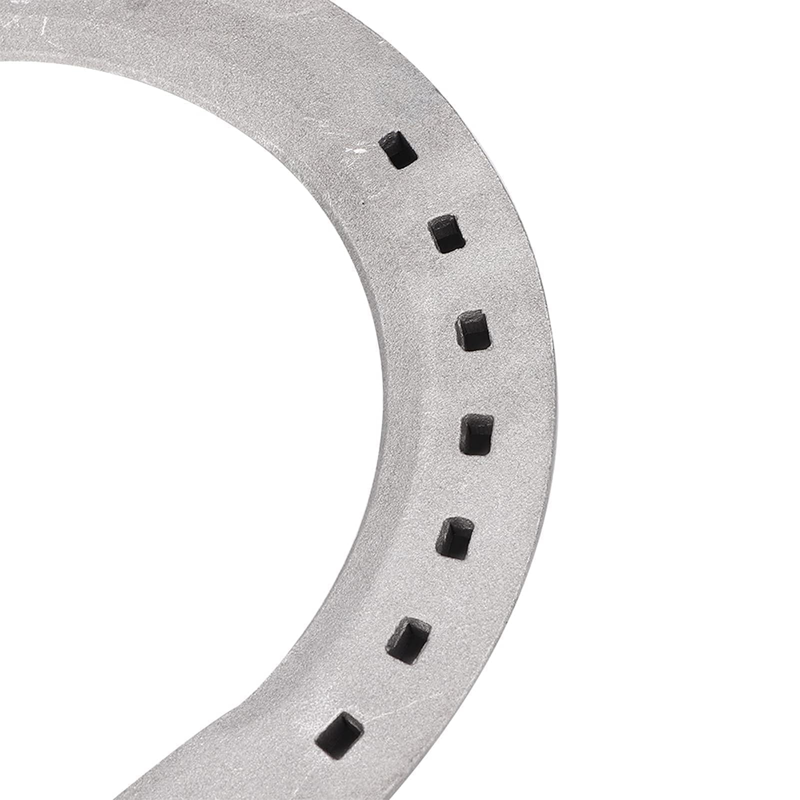 Zerodis Fer à Cheval en Alliage d'Aluminium, Kit de 4 Pièces, Antidérapant, Résistant à l'usure, pour Courses de Chevaux et Équitation