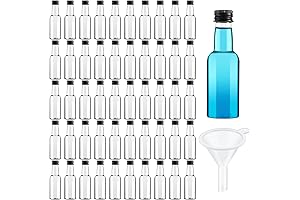 200 Pcs Mini Alcohol Bottles 1.7 oz - Perfect for Party Shots, Sauces, and Crafts