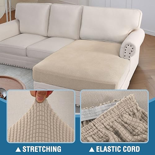 Vista 239 de Fundas de sofá modular, funda de cojín para sofá en forma de L, funda de cojín para sofá biplaza y ambos sofás seccionales izquierdo/derecho, Azul