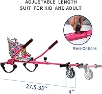 Vista 4 de Accesorio de fijación de asiento de kart Sunshine Hoverboard para scooter autoequilibrante de dos ruedas de 6.5", 8", 10