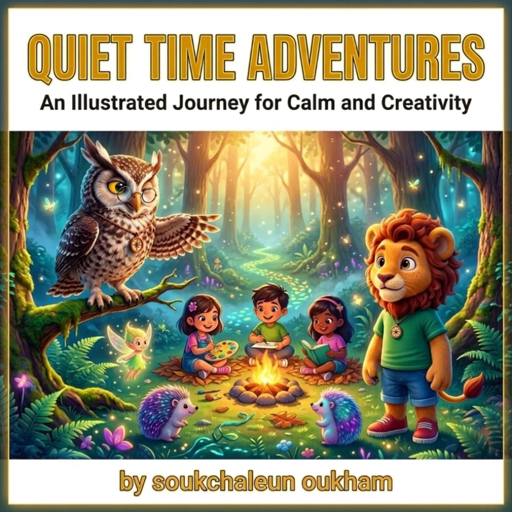 Quiet Time Adventures: An Illustrated Journey for Calm and Creativity: Discover the Magic of Stillness with Leo the Lion and Friends in Whispering Woods