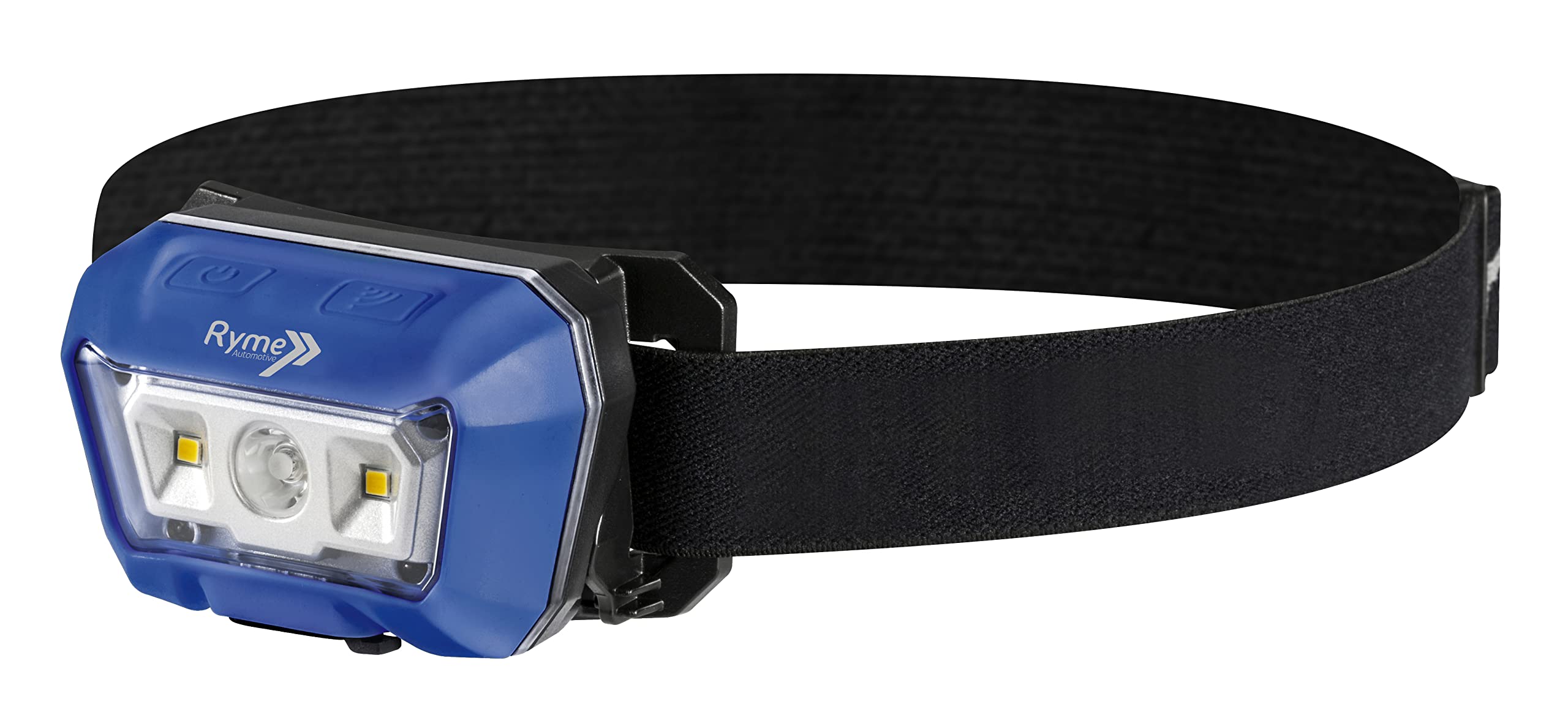 Ryme Automotive - Lámpara frontal LED de inspección MINER 2-400 Lúmenes con Sensor de Movimiento, Linterna de cabeza para Taller y para Actividades de tiempo libre, 2 Modos de iluminación