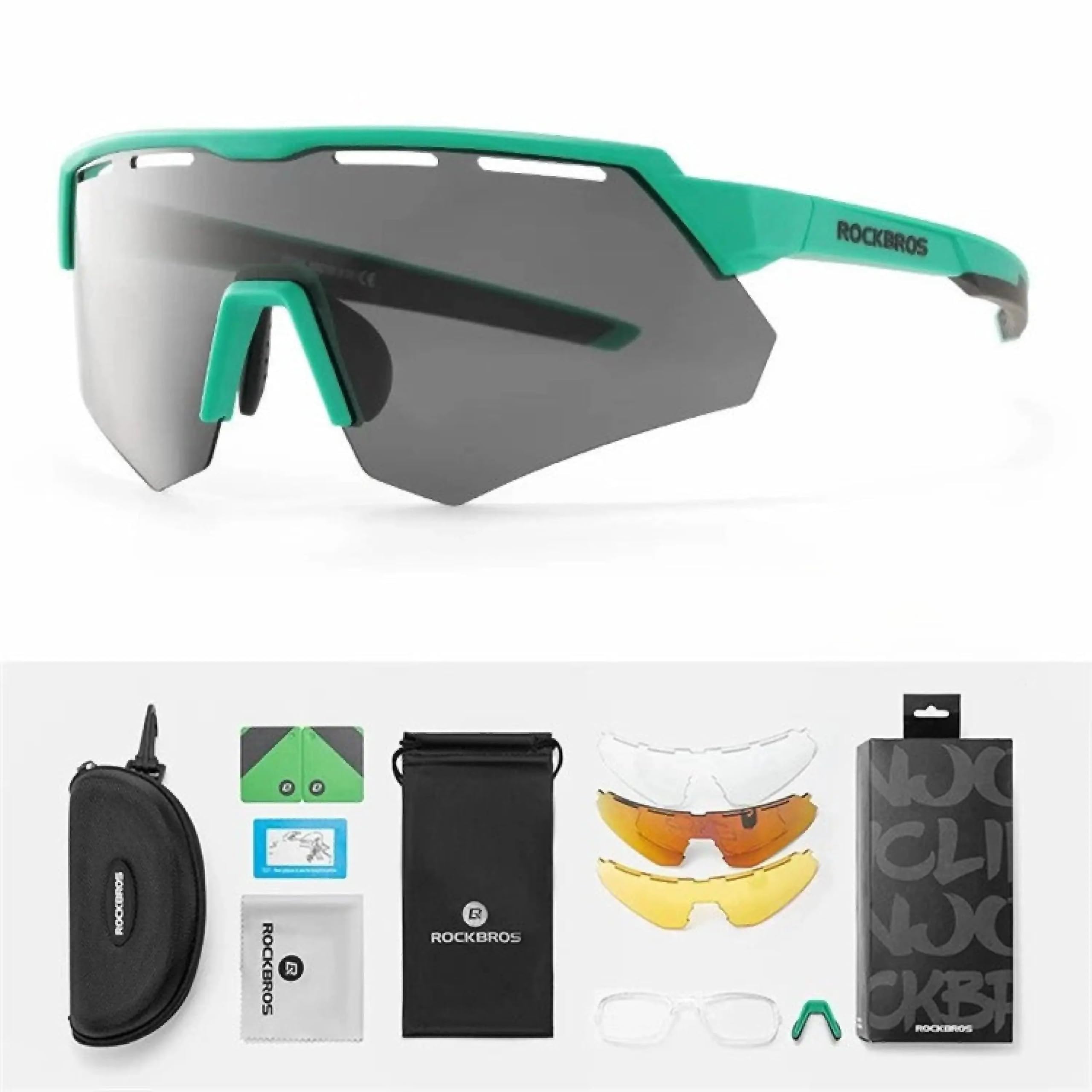 Sport-Sonnenbrille mit polarisierten Gläsern, ergonomische Passform, UV-Schutz für Radsport, Laufen & Outdoor