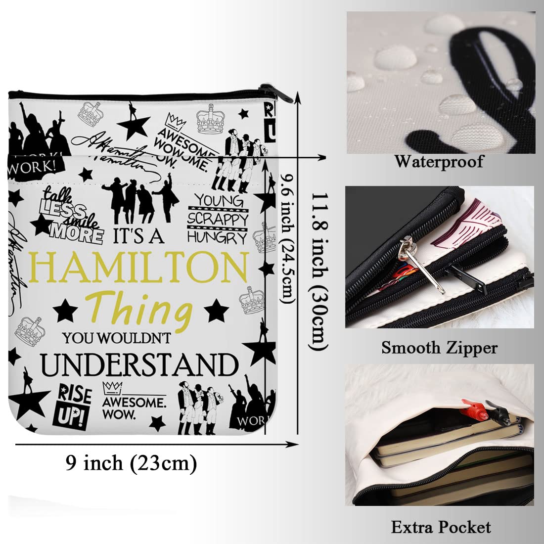 KUIYAI Musical Lover Gift Rise Up Book Sleeve It’s A Hamilton Thing You Wouldn’t Understand Theatre Nerd Gift (Hamilton thingUK) - Image 2