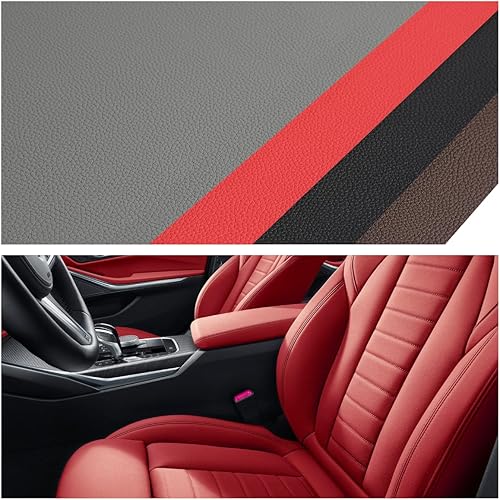 Miniatura 6 de Tela de vinil de piel sintética para tapicería marina de 0,9 mm de grosor Impermeable, resistente a los arañazos, perfecta para tapizar coches,