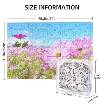 金色の空の花畑 1000ピースジグソーパズル Amazon.co.jp: 1000ピース ジグソーパズル パズル 青空とピンク