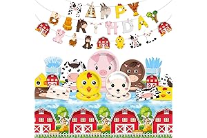 Farm Plates for Birthday Party